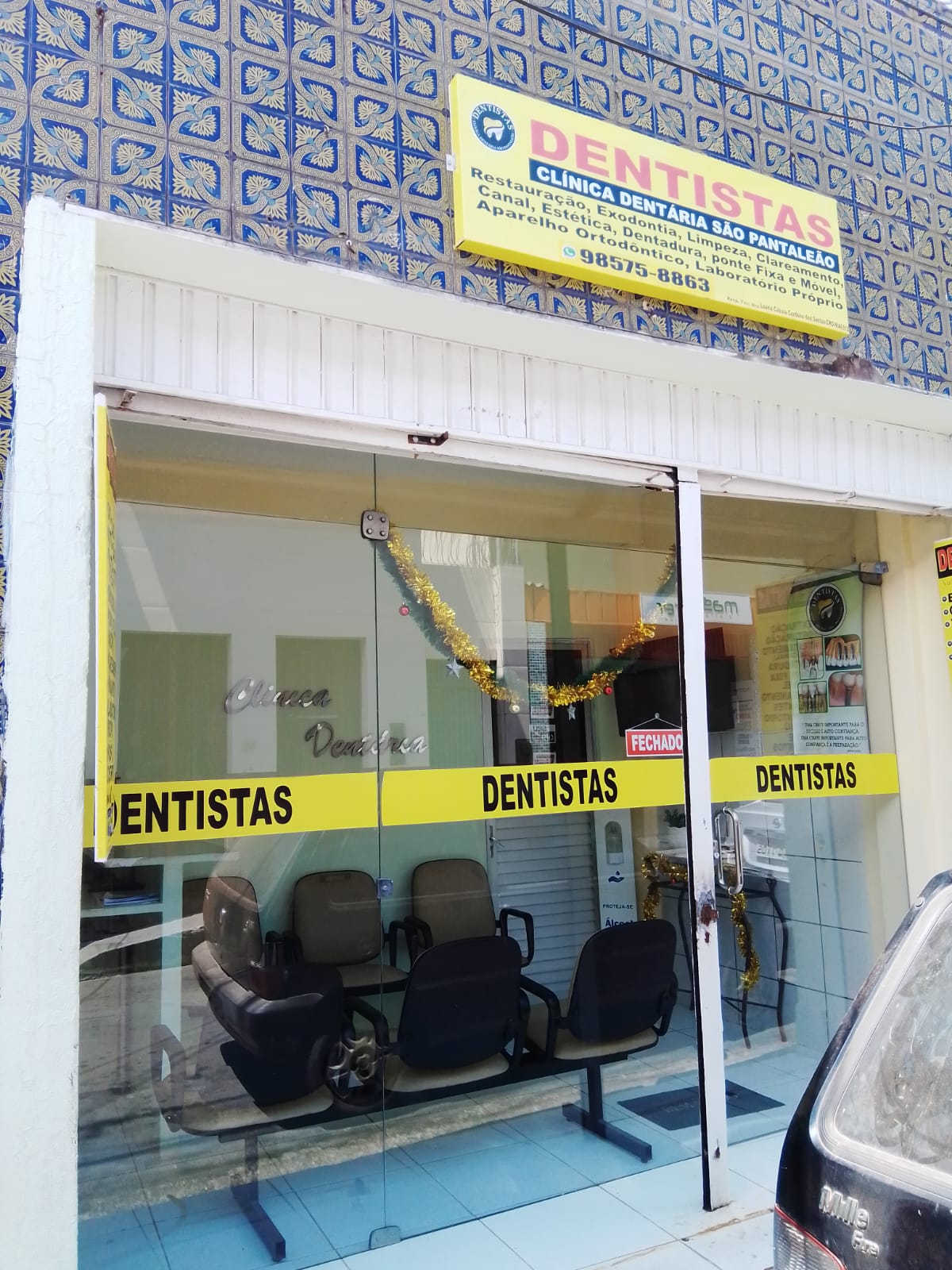 Interior moderno da clínica